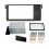 Kit 2 DIN BMW SERIE 3 1998-2006 (E46) GAUCHE encastrement H 102 L 182 