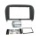 Kit 2 DIN MERCEDES SL R230 2002-2006 RUBBER TOUCH