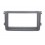 FACADE AUTORADIO DOUBLE DIN VOLKSWAGEN GOLF 6 2008- GRIS