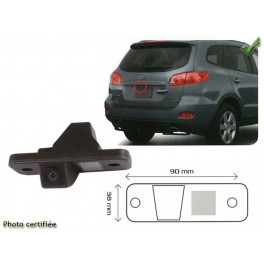CAMERA DE RECUL INTEGREE DANS ECLAIRAGE PLAQUE HYUNDAI SANTA FE 2008-