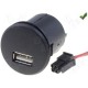 PRISE USB FEMELLE A ENCASTRER SORTIE 5 VOLT 2.1A USB FEMELLE