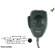 MICRO CB 6 BROCHES DNC518 COMPACT avec UP/DOWN pour PRESIDENT