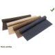 MOQUETTE ACOUSTIQUE NOIRE VELOURS LISSE 0,70MX1,40