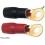 OEILLETS 8mm.CABLE 6mm 2Noire 2Rouge