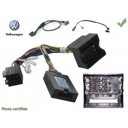 CDE AU VOLANT ALPINE POUR VOLKSWAGEN GOLF 2003-2013 FAKRA AVEC AMPLI DYNAUDIO