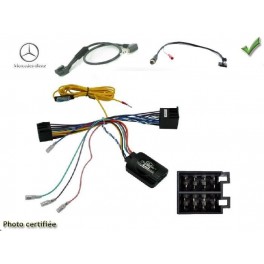 CDE AU VOLANT KENWOOD POUR MERCEDES VITO W224 2015- avec autoradio AUDIo 15 ISO