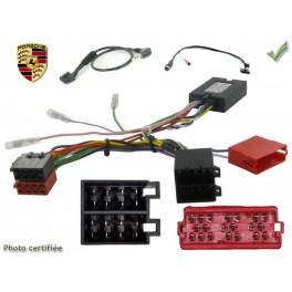 CDE AU VOLANT JVC POUR PORSCHE CAYENNE 2002-2008 ISO
