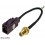 ADAPTATEUR D ANTENNE GSM/GPS SMA/F - FAKRA/F VIOLET