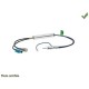 ADAPTATEUR D ANTENNE DOUBLE 1 FAKRA 1 ISO AUDI A3 05/2003-2007 VERS DIN