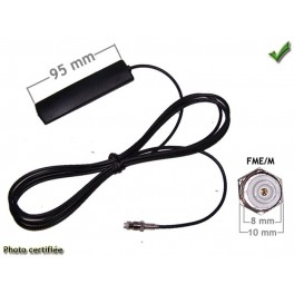 ANTENNE GSM PARE BRISE INTERIEUR 900/1800MHz Long 2.5M FME/M