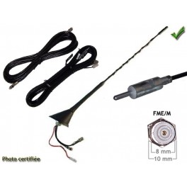 ANTENNE GSM et RADIO TOIT VOLKSWAGEN GOLF3 TYP 16S 900/1800MHz AM/FM long 5M
