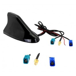 ANTENNE GPS FM et DAB TOIT TYPE AILERON REQUIN connecteur FAKRA