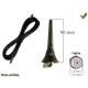 ANTENNE GSM TOIT FIXE 95mm 900/1800MHz FME OdB Long 5 M