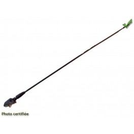 ANTENNE TOIT UNIVERSELLE 1 BRIN FIBRE DE VERRE 60CM AVEC CABLE 2.2M