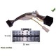 CABLE SPECIFIQUE AUTORADIO ISO PIONEER 16pins 30x13mm DEHP