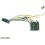CABLE SPECIFIQUE AUTORADIO ISO PIONEER 16pins 29x12mm DEH DEHP KEHP MEHP