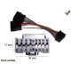 CABLE SPECIFIQUE AUTORADIO ISO CLARION 16pins 30x13mm CZ