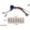 CABLE SPECIFIQUE AUTORADIO ISO AIWA 14pins 31x10mm CTR CTX CT