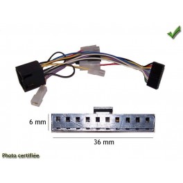 CABLE SPECIFIQUE AUTORADIO ISO KENWOOD 10pins 36x6mm KRC