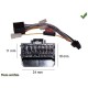CABLE SPECIFIQUE AUTORADIO ISO PIONEER 16pins 24x11mm AVH AVIC DEH