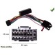 CABLE SPECIFIQUE AUTORADIO ISO KENWOOD 16pins 22x10mm KDC KDR KRC KRR KMD
