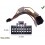 CABLE SPECIFIQUE AUTORADIO ISO PANASONIC 16pins 21x9mm CQD CQR CQRD CQRFX CQRDP