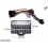CABLE SPECIFIQUE AUTORADIO ISO PANASONIC 16pins 29x12mm CQRD CQDFX