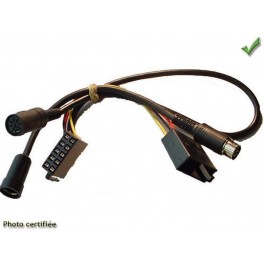 CABLE SPECIFIQUE CD-AUTORADIO MERCEDES C E - ALPINE CHAS604 607 614 2*20CM