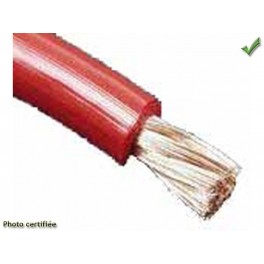 BOBINE DE CABLE ALIMENTATION 35mm2 15m ROUGE