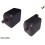 HAUT-PARLEUR D100 BICONE 40W EN BOX NOIRE AVEC PIED (paire)