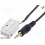 FAISCEAU ENTREE AUX AUTORADIO CITROEN PEUGEOT MINI FAKRA JACK3.5 (voir descript)
