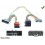 FAISCEAU KIT MAIN LIBRE MITSUBISHI 2007- 4007 C-CROSSER AVEC NAV HONDA 2006-