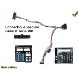 FAISCEAU KIT MAIN LIBRE CITROEN PEUGEOT 2004- SANS AMPLI JBL  AVEC CONNECTEUR DIRECT CENTRAL MKI OU BURY