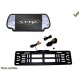 KIT CAMERA DE RECUL VIDEO COULEUR DANS RETROVISEUR 7 POUCES SUR PLAQUE IMMATRICULATION