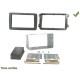 KIT 2 DIN VOLKSWAGEN SKODA SEAT 2005- NOIR LAQUE FINITION PRO