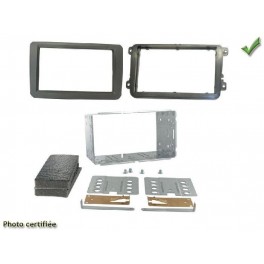 KIT 2 DIN VOLKSWAGEN SKODA SEAT 2005- NOIR LAQUE FINITION PRO