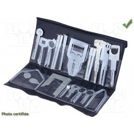 KIT CLES EXTRACTION AUTORADIO CLARION KENWOOD JVC PANASONIC AUDI FORD FIAT VW