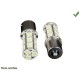 LAMPE CLIGNOTANT ET RECUL 18 LED CONNECTION BA15S 1156 P21W S25 BLANCHE