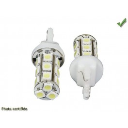LAMPE RECUL ET CLIGNOTANT 18 LED CONNECTION T20/T25 3156 W21W ORANGE