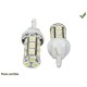 LAMPE RECUL ET CLIGNOTANT 18 LED CONNECTION T20/T25 3156 W21W BLANCHE