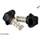 LAMPES ANTI BROUILLARD 23 LED SMD HB4 9006 12 VOLTS BLANCHE