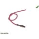 COSSE AVEC FIL MUTE ROSE POUR CONNECTEUR ISO ALIM