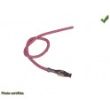 COSSE AVEC FIL MUTE ROSE POUR CONNECTEUR ISO ALIM
