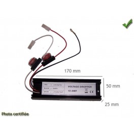 CONVERTISSEUR 24 EN 12V 10-12A
