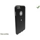 COQUE POLYMERE AVEC PASTILLE METALLIQUE POUR IPHONE 6 NOIR