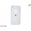 COQUE POLYMERE AVEC PASTILLE METALLIQUE POUR IPHONE 6 PLUS BLANC