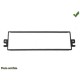 FACADE AUTORADIO KIA CARENS 09/2000-09/2002 RIO 0/2000-09/2002 AVEC HORLOGE