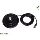EMBASE ANTENNE CB MAGNETIQUE ML145 PL DIAM 145MM CABLE 4M