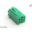 CONNECTEUR MINI ISO VERT