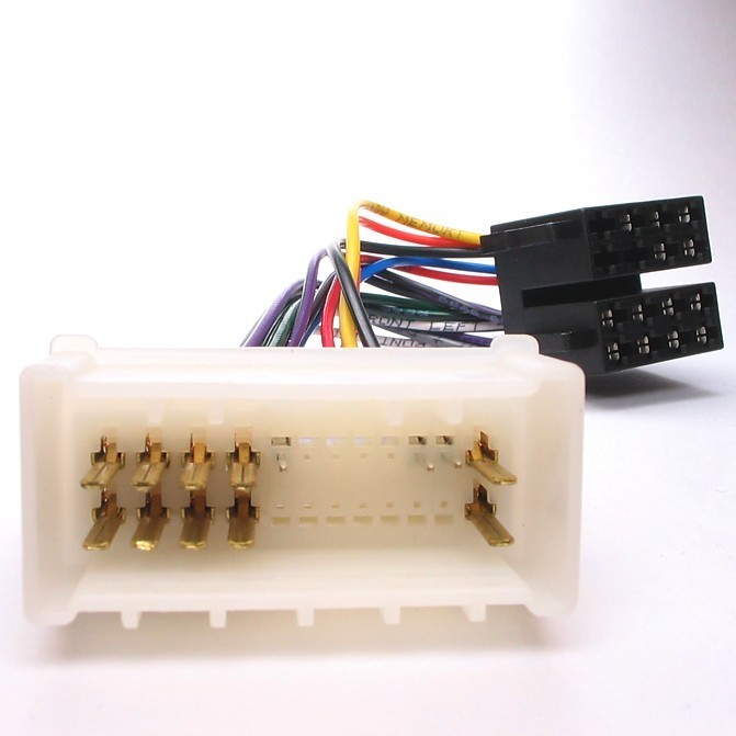 Adaptateur ISO Connecteur Faisceau Autoradio – Compatible Hyundai Santa Fe, Sonata, Elantra, Kia Sorento